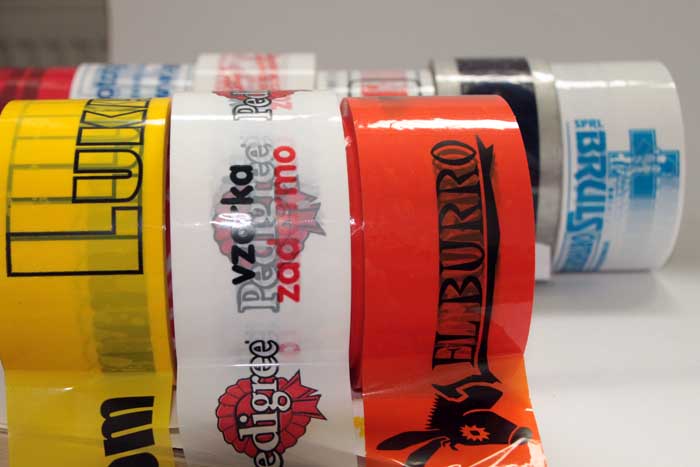 Paketband bedruckt, Paketband mit Firmen Logo